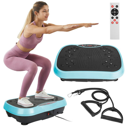 Vibration Exercise Machine With Resistant Bands