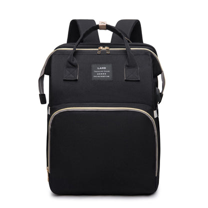 Mummy Baby Crib Backpack Large Capacity Insulated Bag