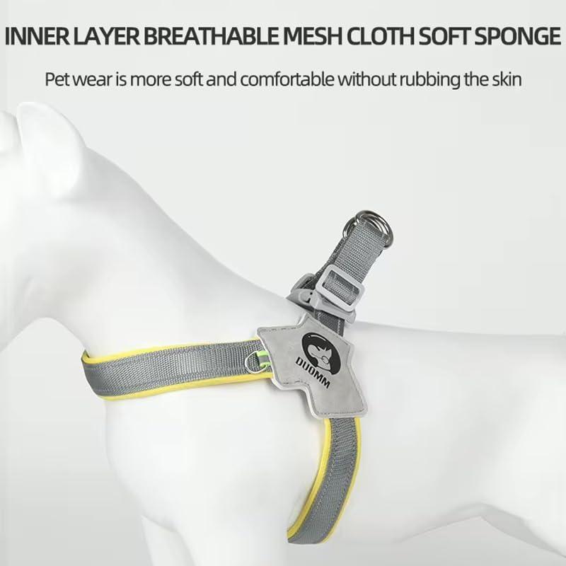 Pet Dog Cat Harness, Pet Harness With LeashSet, Adjustable Puppy Harness Comfortable