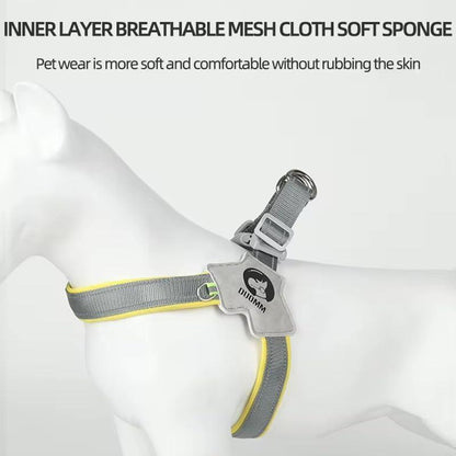 Pet Dog Cat Harness, Pet Harness With LeashSet, Adjustable Puppy Harness Comfortable